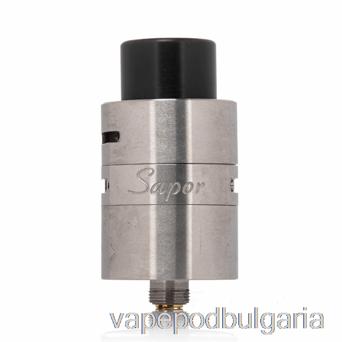 Vape Течности Sapor V2 Rda от Wotofo - 22/25 мм двупостна 22 мм версия - черна